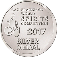 2017 San Francisco World Spirits Competition Silver Medal